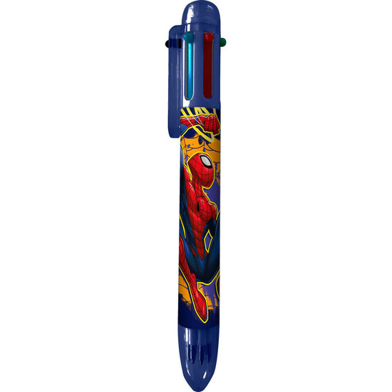 BOLIGRAFO 6 COLORES SPIDERMAN MARVEL image 0