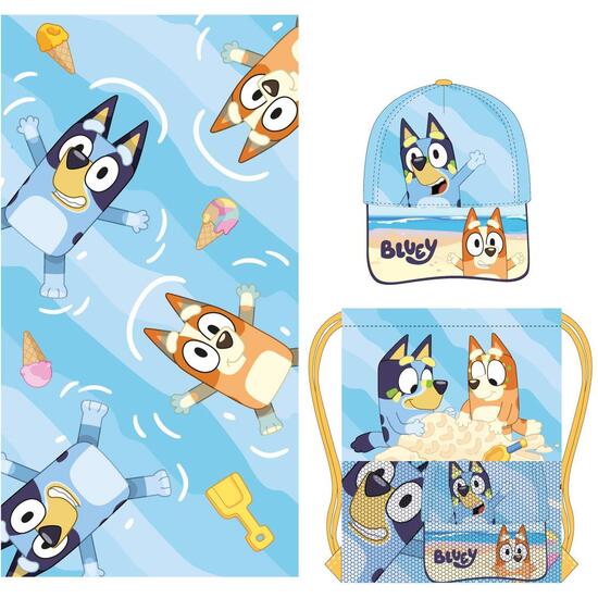TOALLA SET SAQUITO BLUEY image 0