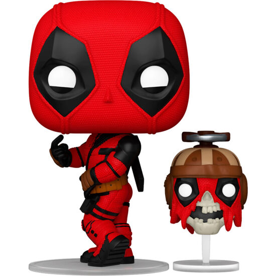 FIGURA POP MARVEL DEADPOOL & WOLVERINE DEADPOOL WITH HEADPOOL image 0