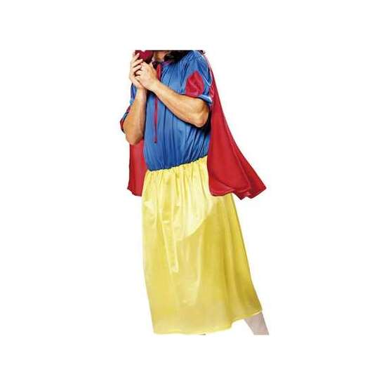 DISFRAZ BLANCA NIEVES HOMBRE CAMISETA, FALDA, CAPA Y DIADEMA TALLA XXXL image 1