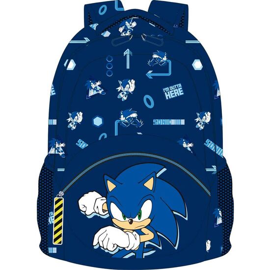MOCHILA SONIC THE HEDGEHOG 42CM image 0