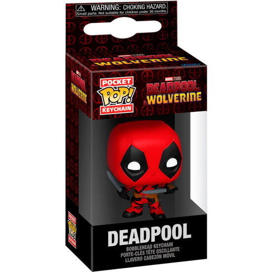 LLAVERO POCKET POP MARVEL DEADPOOL & WOLVERINE DEADPOOL image 1