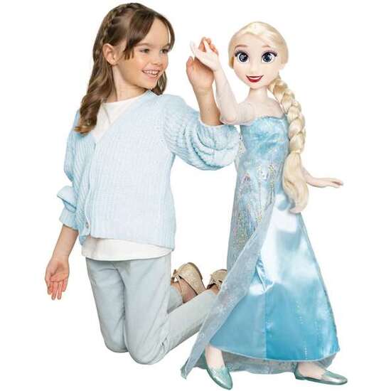 MUÑECA PRINCESA FROZEN ELSA DISNEY 80CM. image 3