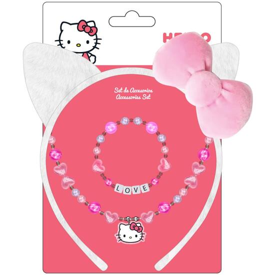 BISUTERIA PACK 3 PIEZAS HELLO KITTY image 0