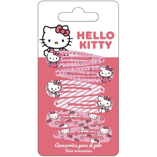ACCESORIOS PELO CLIPS 6 PIEZAS HELLO KITTY image 0