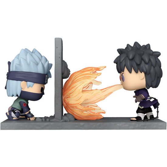 FIGURA POP MOMENT NARUTO SHIPPUDEN KAKASHI VS OBITO image 1