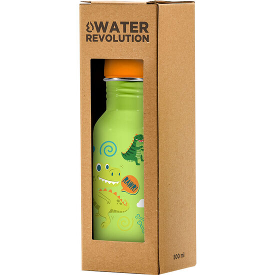 CANTIMPLORA ACERO INOXIDABLE DINO RAW WATER REVOLUTION 500ML image 1