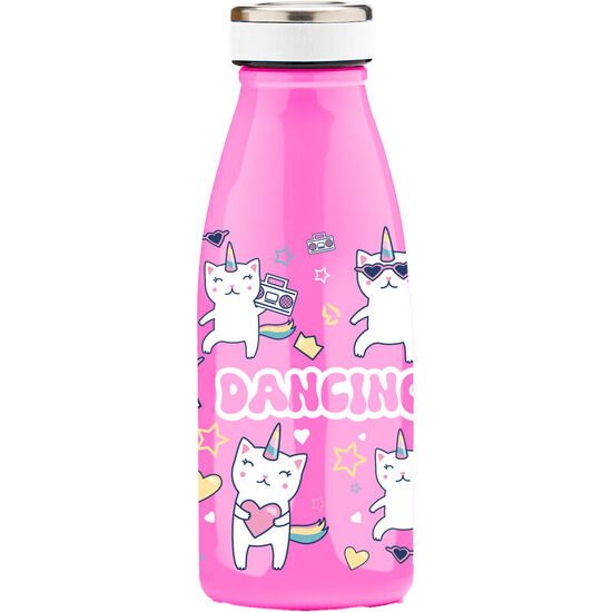 BOTELLA GATOS BAILARINES WATER REVOLUTION 350ML TERMO image 0
