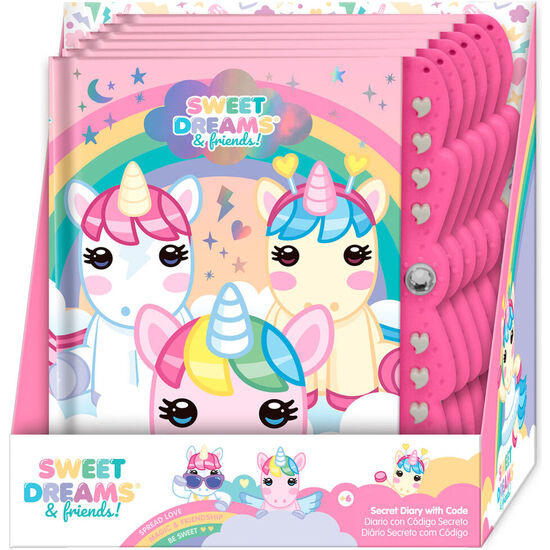 DIARIO CON CODIGO SWEET DREAMS image 1