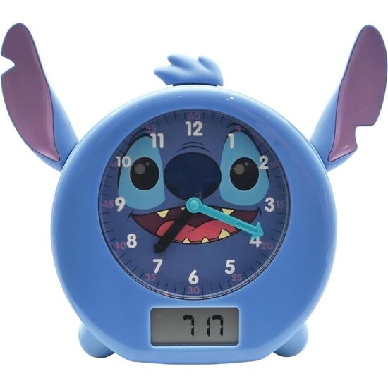 RELOJ EDUCATIVO CUENTACUENTOS Y LUCES STITCH DISNEY INGLES image 0
