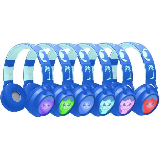 AURICULARES INALAMBRICOS LUMINOSOS BLUETOOTH STITCH DISNEY image 2