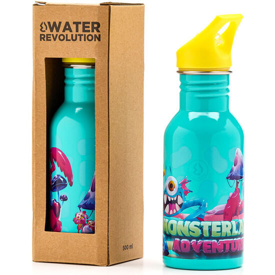 CANTIMPLORA ACERO INOXIDABLE MONSTERLAND WATER REVOLUTION 500ML image 1