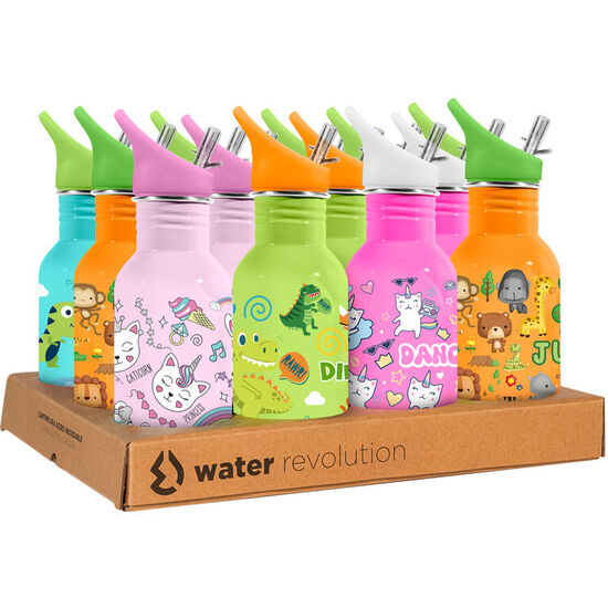 CANTIMPLORA ACERO INOXIDABLE WATER REVOLUTION 500ML SURTIDO image 0