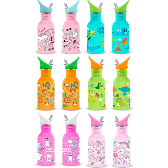 CANTIMPLORA ACERO INOXIDABLE WATER REVOLUTION 500ML SURTIDO image 0