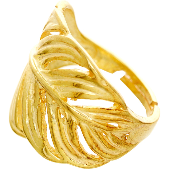 ANILLO AJUSTABLE BAÑO ORO AMARILLO image 0