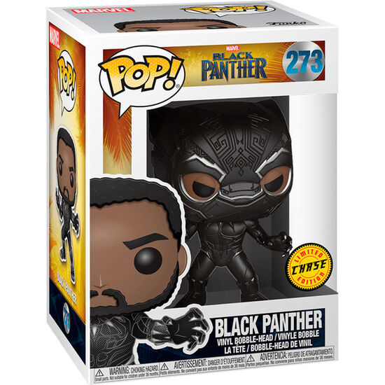 FIGURA POP MARVEL BLACK PANTHER 5 + 1 CHASE image 3