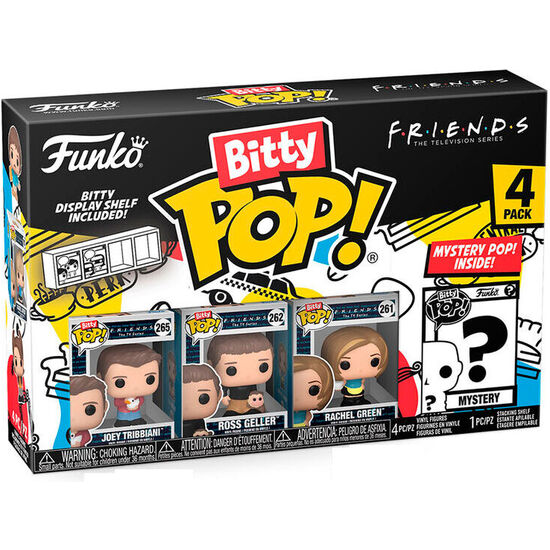 BLISTER 4 FIGURAS BITTY POP FRIENDS SURTIDO image 1