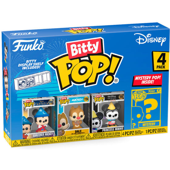 BLISTER 4 FIGURAS BITTY POP DISNEY CLASSIC SURTIDO image 2