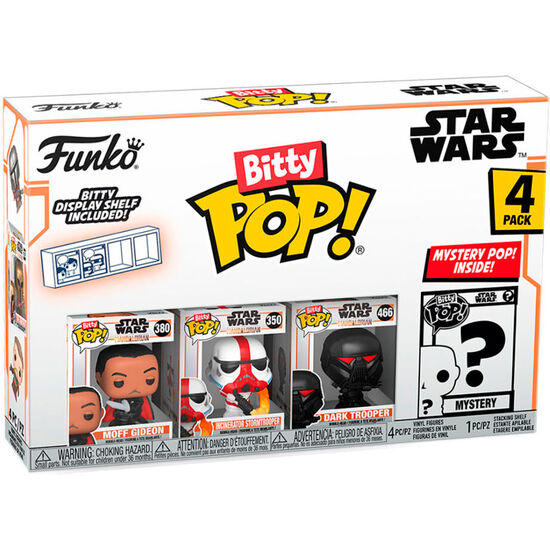 BLISTER 4 FIGURAS BITTY POP THE MANDALORIAN STAR WARS SURTIDO image 1