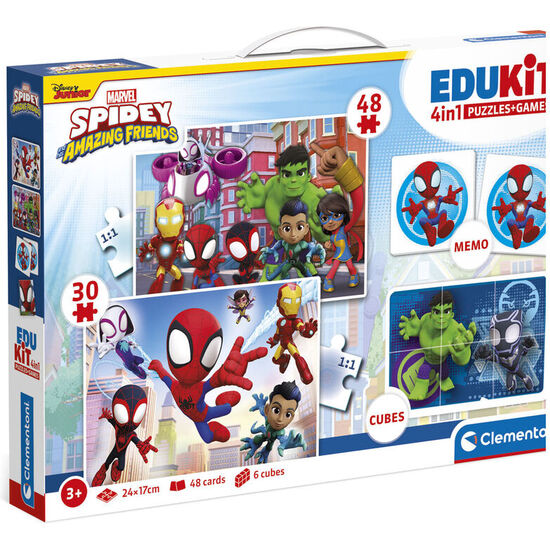 EDUKIT 4 EN 1 SPIDEY AMAZING FRIENDS MARVEL image 0