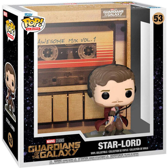 FIGURA POP ALBUM MARVEL GUARDIANES DE LA GALAXIA STAR-LORD image 1