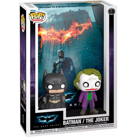 FIGURA POP MOVIE POSTER DC COMICS THE DARK KNIGHT BATMAN & JOKER image 0