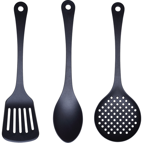 SET 3PCS UTENSILIOS DE COCINA NYLON PRACTIK RB image 0