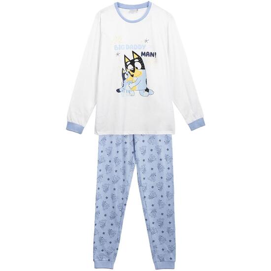 PIJAMA LARGO SINGLE JERSEY BLUEY image 0