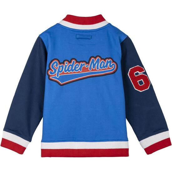 CHAQUETA COTTON BRUSHED BASEBALL SPIDERMAN image 1