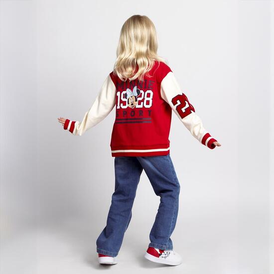 CHAQUETA COTTON BRUSHED BASEBALL MINNIE image 4