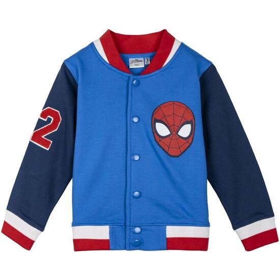 CHAQUETA COTTON BRUSHED BASEBALL SPIDERMAN image 0