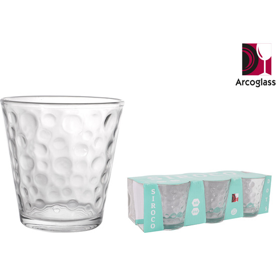 SET 6 VASOS 250ML SIROCO DOTS AG image 0