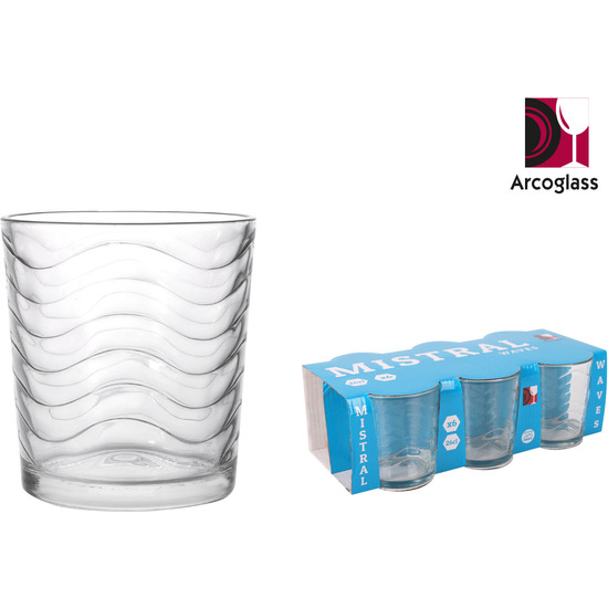 SET 6 VASOS 260ML MISTRAL WAVES AG image 0