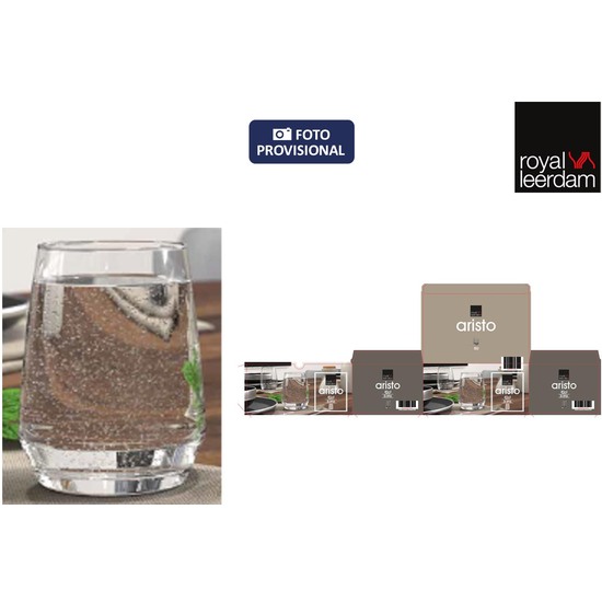 SET 6 VASOS AGUA 45CL ENSEMBLE ARISTO image 0