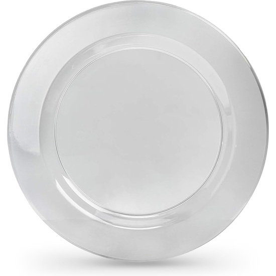 SET-4 PLATO PS TRANSPARENTE 23CM ALGON image 0