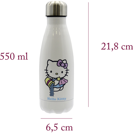 BOTELLA ACERO INOXIDABLE ACUARIO HELLO KITTY 550ML image 2
