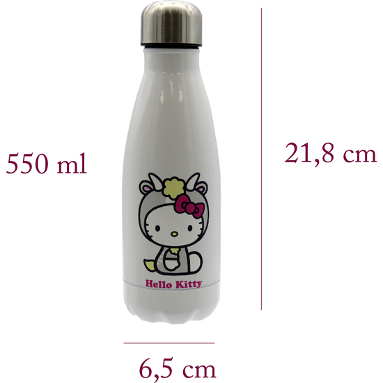 BOTELLA ACERO INOXIDABLE CAPRICORNIO HELLO KITTY 550ML image 2