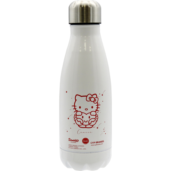 BOTELLA ACERO INOXIDABLE CANCER HELLO KITTY 550ML image 1