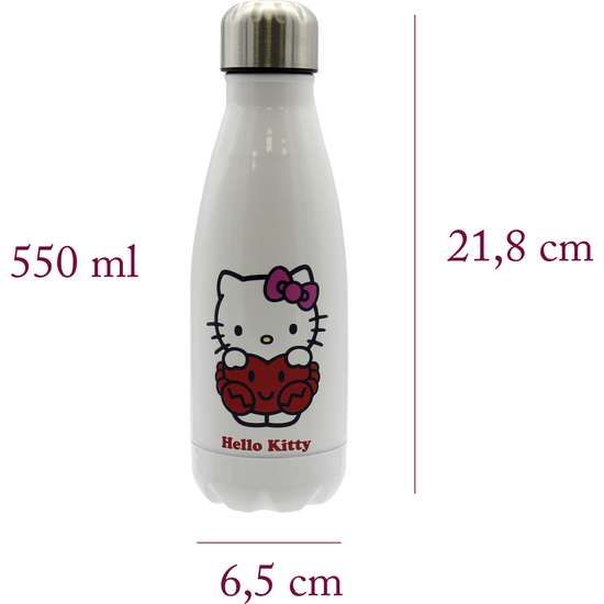 BOTELLA ACERO INOXIDABLE CANCER HELLO KITTY 550ML image 2