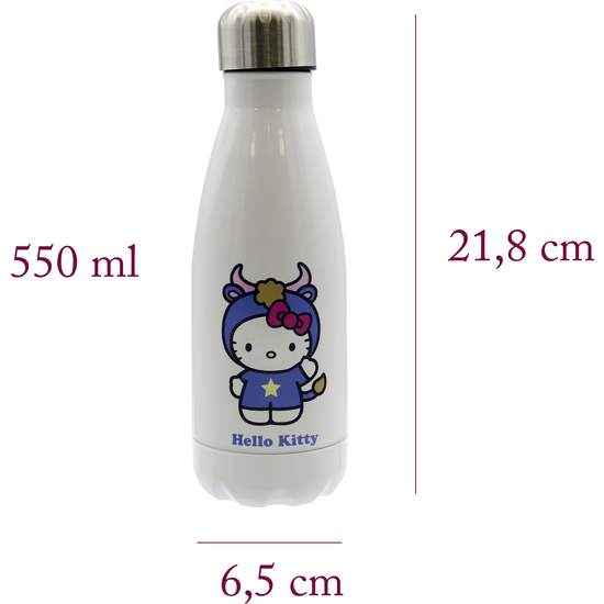 BOTELLA ACERO INOXIDABLE TAURO HELLO KITTY 550ML image 2