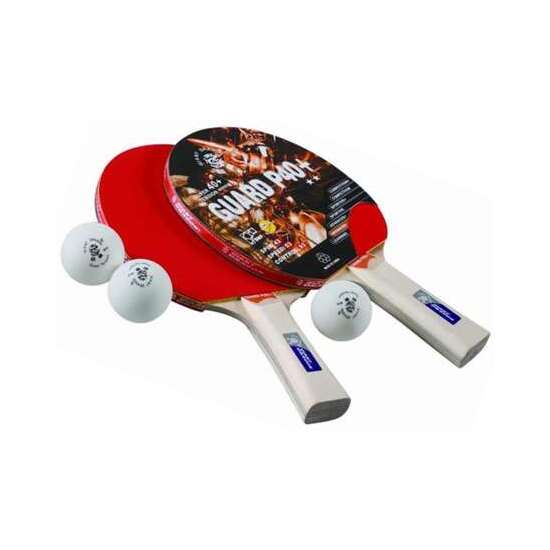 JUEGO DE RAQUETAS PING PONG B2 STAR 2 RAQUETAS + 3 PELOTAS DE ABS image 0