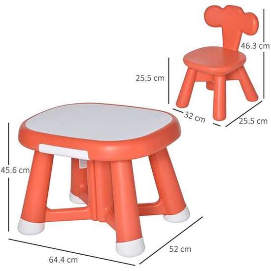SET DE MESA + DOS SILLAS   64*52*45,5 CM image 2