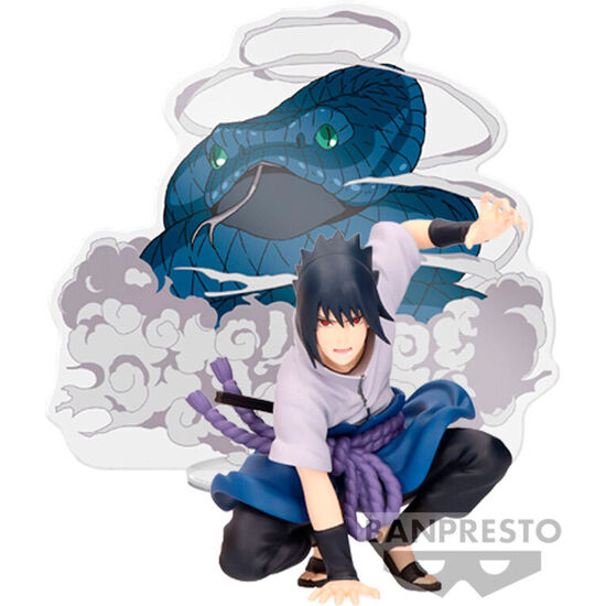FIGURA SASUKE UCHIHA SPECIAL PANEL SPECTACLE NARUTO SHIPPUDEN 9CM image 0