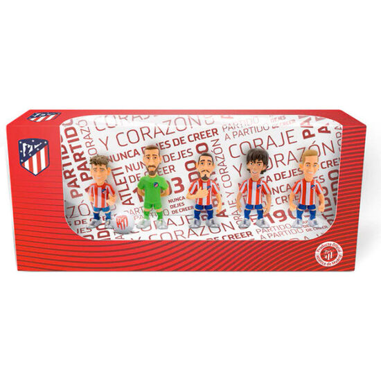 BLISTER 5 FIGURAS MINIX ATLETICO DE MADRID 7CM image 1