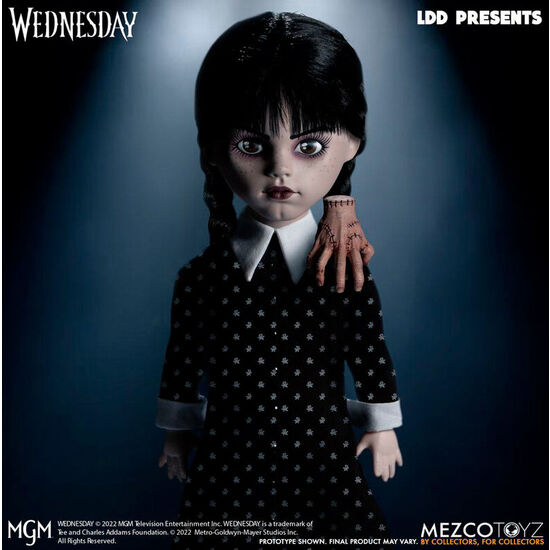 MUÑECA MIERCOLES ADDAMS THE LIVING DEAD DOLLS 25CM image 1