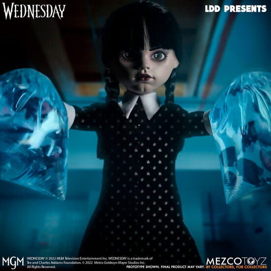 MUÑECA MIERCOLES ADDAMS THE LIVING DEAD DOLLS 25CM image 3