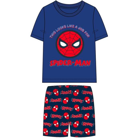 PIJAMA CORTO SINGLE JERSEY SPIDERMAN image 0