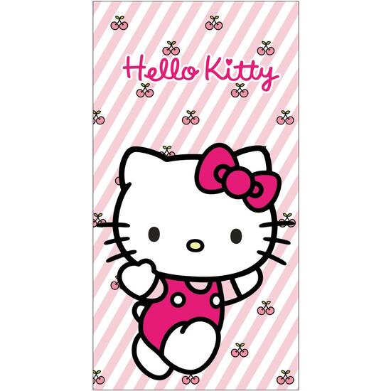 TOALLA MICROFIBRA HELLO KITTY image 0
