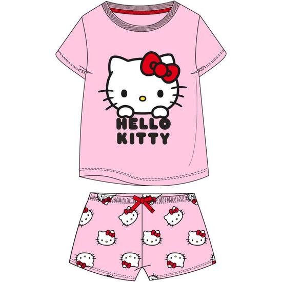 PIJAMA CORTO SINGLE JERSEY HELLO KITTY image 0