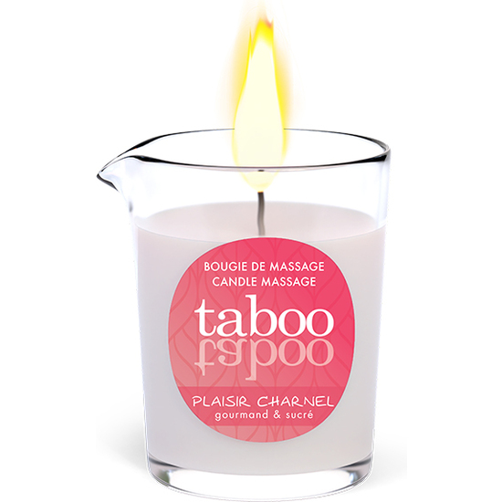 TABOO CANDLE MASSAGE WOMAN PLAISIR CHARNEL SMELL CACACO FLOWER image 1